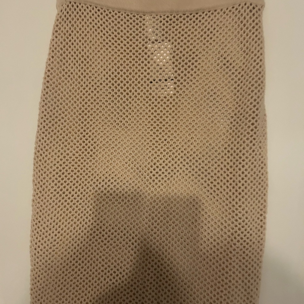 Cotton On Beige Open-Knit Maxi Skirt